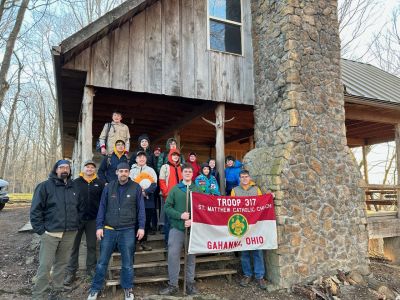 Troop 317 Down from Ohio to visit Mammoth Cave
